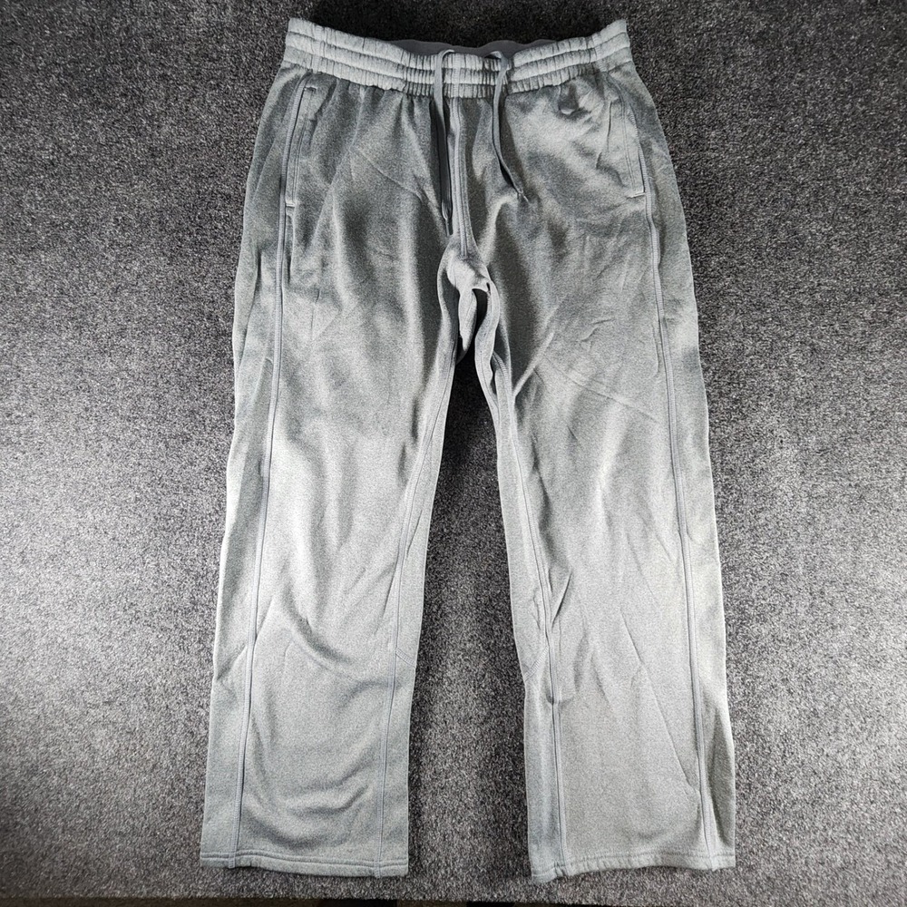 Nike Dri-FIT Mens Size L Gray Training Sweatpants Straight Leg‎ 856918-065
